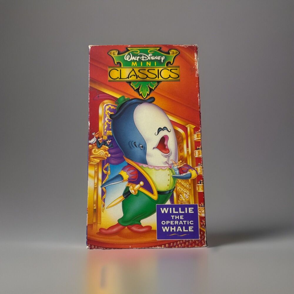 Walt Disney Mini Classics - Willie the Operatic Whale VHS 1991